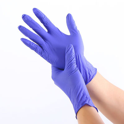 4 Mil 5mil Nitrile Blue Disposable Gloves For Sweaty Hands