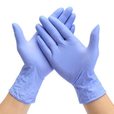 Food Grade Disposable Nitrile Gloves Latex Free Customized Size Non Toxic