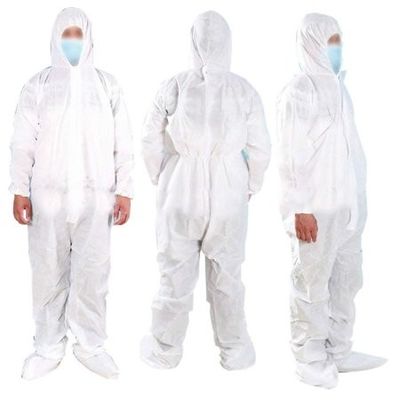 Medical Isolation Disposable Protective Clothing Plastic Suits For Protection