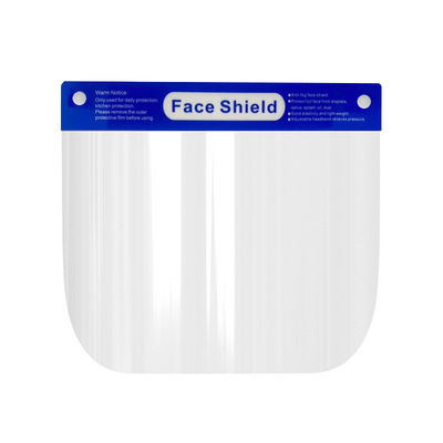 Transparent Disposable Face Shield , Anti Virus Fog Plastic Face Shields