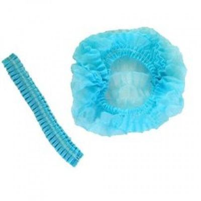 Disposable Medical Pleated Non Woven Head Hair Bouffant Caps