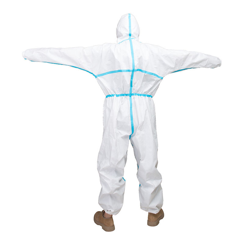Chemical Resistant Disposable Protective Suit Polypropylene Nonwoven Material