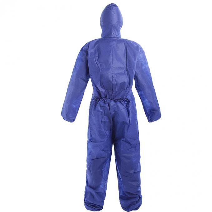 Non Woven Breathable Disposable Coveralls Fluid Resistant Eco Friendly