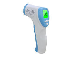 LCD Display Infrared Forehead Thermometer , Handheld IR Thermometer