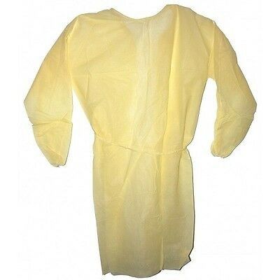 Pe Coated Isolation Long Hospital Wholesale Medical Gowns White With Sleeves
