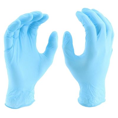 Latex Free Disposable Nitrile Gloves , Waterproof Food Grade Nitrile Gloves