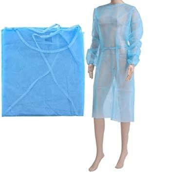 Lightweight Isolation Protective Disposable Medical Gowns Long Sleeves