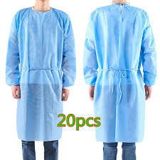 Non Woven Polyethylene Disposable Isolation Protective Gowns For Sale Near Me