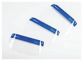 Impact Resistant Safety Care Disposable Face Shield Transparent Microfiber Cleaning
