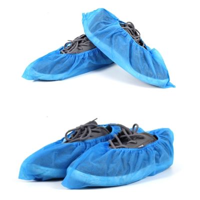 Plastic Blue Anti Slip Shoe Protector  Covers Non Slip