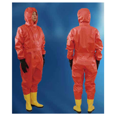 Disposable PVC XL Hazmat Chemical Refusal Suit Conjoined