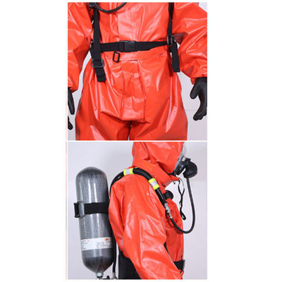 Disposable PVC XL Hazmat Chemical Refusal Suit Conjoined