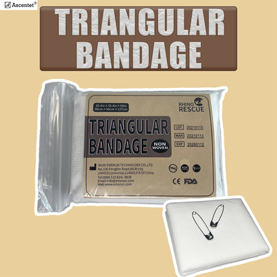 Customized disposable medical surgical gauze triangle bandage