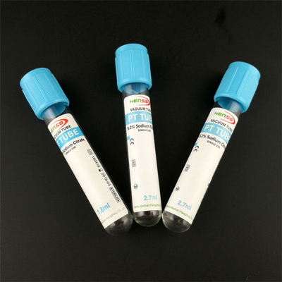 Anticoagulant Sodium Citrate Blue Top Tubes Collection Vial
