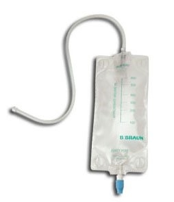 Male Abdominal Urinary Drainage Catheter Leg Bag 2000ml For Night