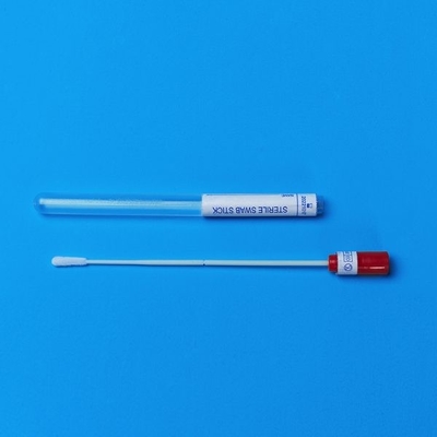 Disposable Samples Nylon Flock Oral Nasal Swab Breakpoint Brush Specimen Collection Testing Vtm Swab Tube