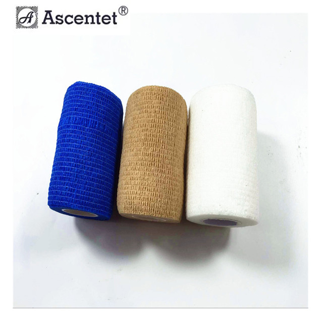 Premium Cotton Sterile Gauze Bandage Self Adhesive Flexible Cohesive Bandage