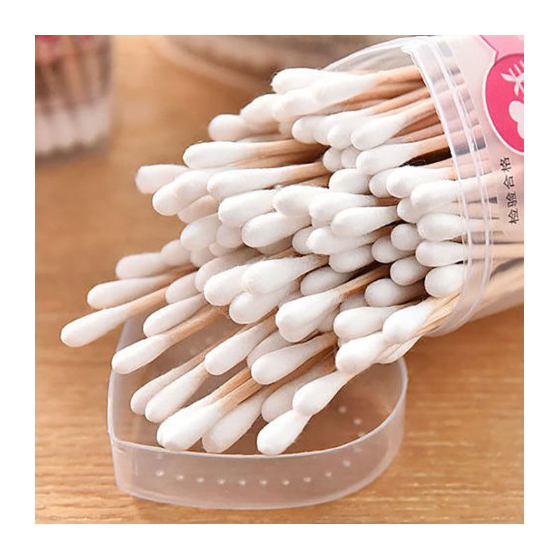 Comfortable Medical Cotton Swab Good Practicability Not Easy To Break