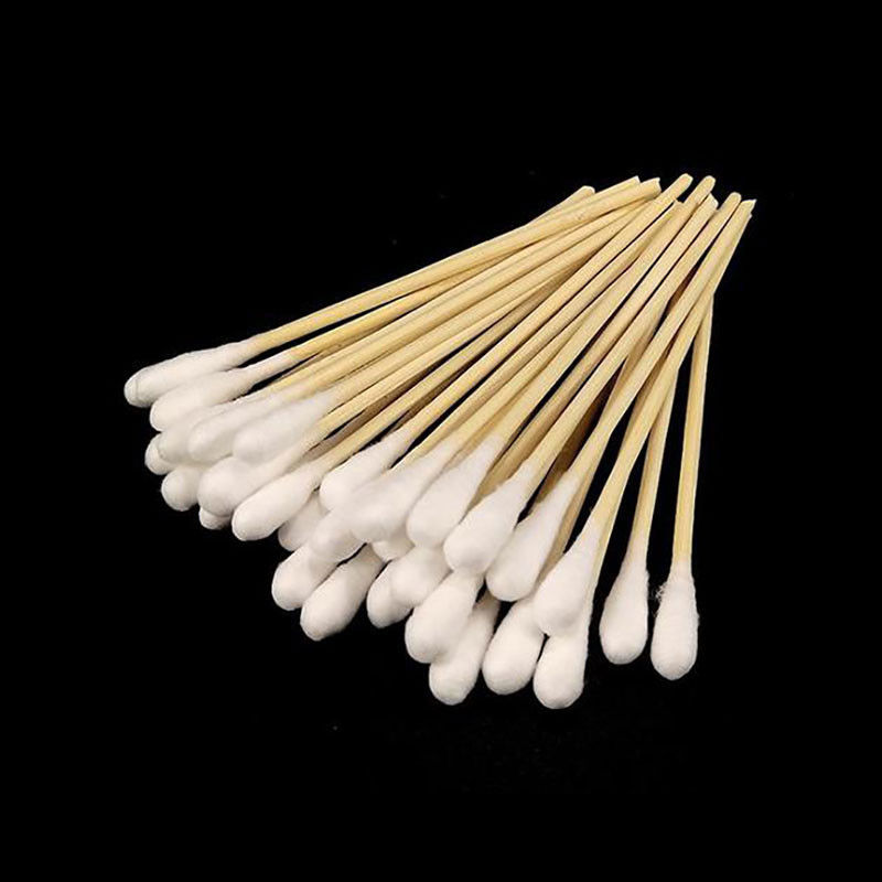 Daily Use Wooden Cotton Buds Offer Aggressive Cleaning Multipurpose