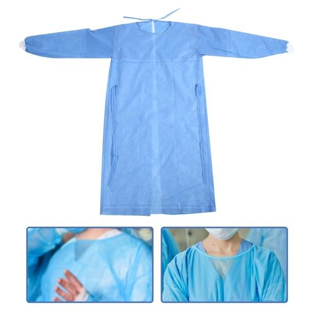 Xxl Disposable Infection Control Medical Ppe Cloth Gowns Back Opening