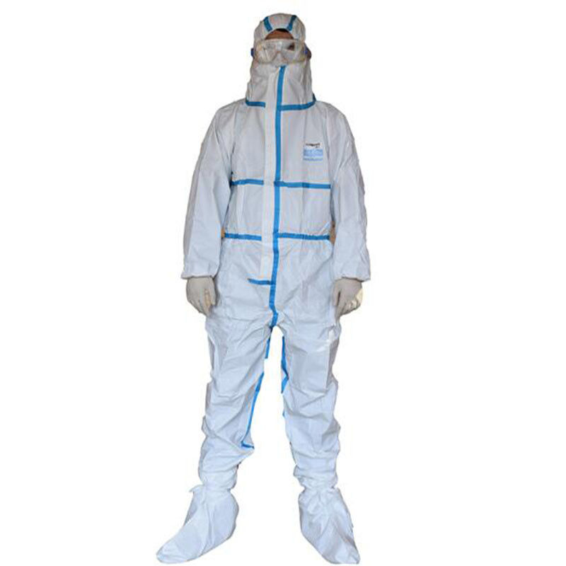 Disposable Protective Medical Non Woven Fabric Isolation Protective Suit