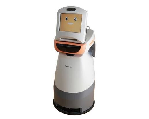 Smart Hospital Delivery Robot , ABS Hospital Robot Omnibearing Motion Disinfection