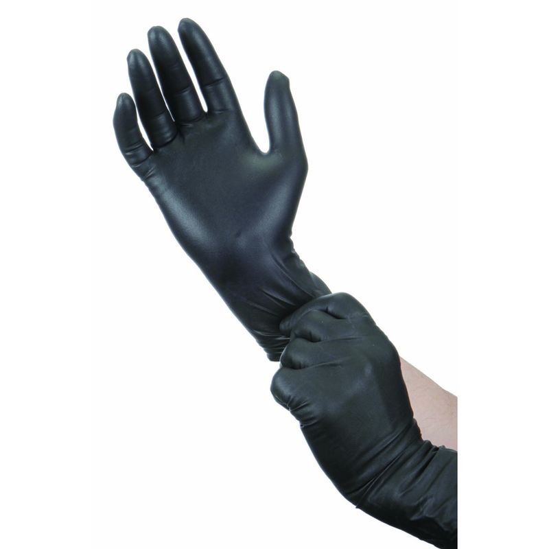 Long Cuff Xxl Disposable Nitrile Gloves Small Medium Size