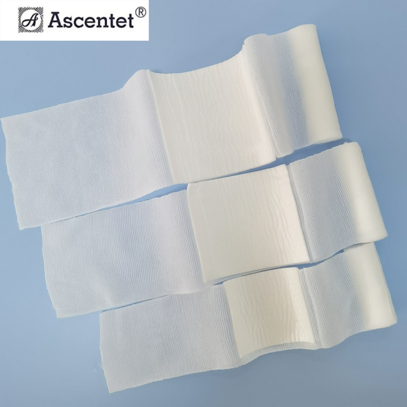 Professional manufacturing of disposable sterile first aid gauze bandages for wound care
