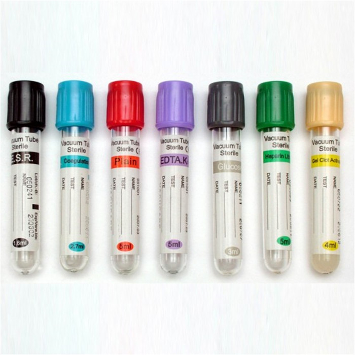 Light Blue Top Blood Edta Sample Tube Vial For Blood Collection
