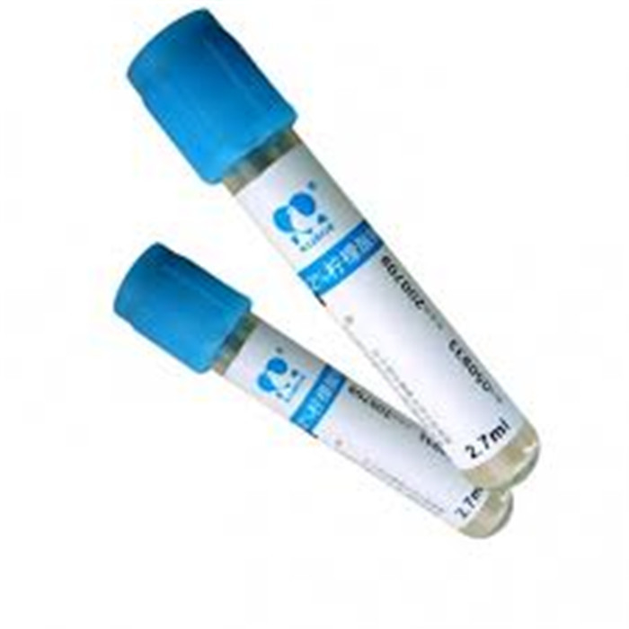 Blue Top Underfilled Sodium Citrate Anticoagulant Tube